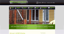 Desktop Screenshot of gazmickbuilding.com.au